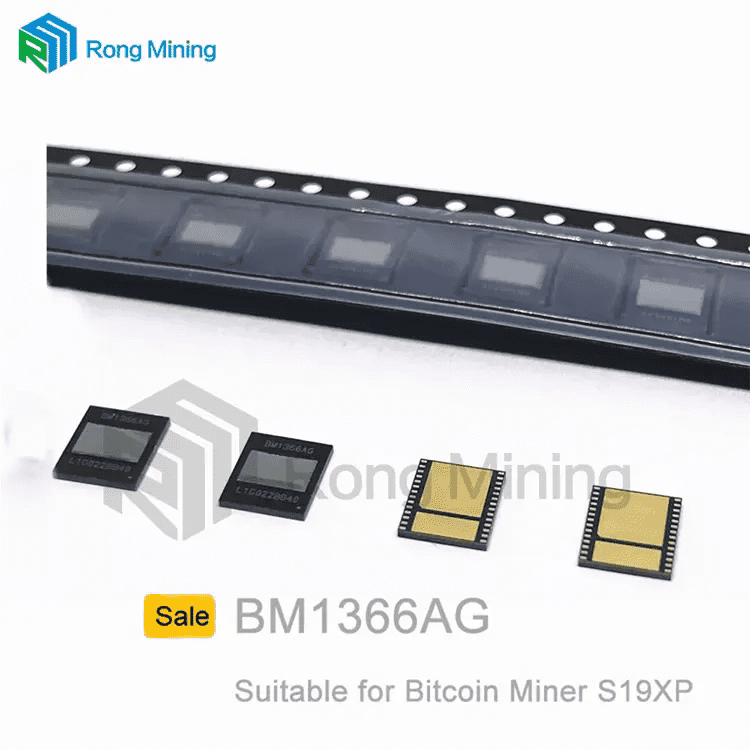 Antminer BM1366 BM1366AG ASIC -chip för S19XP S19XP Hydro