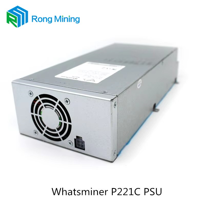 Whatssminer P221C PSU -kostym för Whatssminer M20, M30, M31, M32, M30S, M30S+, M30S ++, M50 Series Miner.